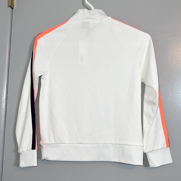 NWT Janie and Jack Boy's Half-Zip Stripe Pullover White Size 7-8 - Picture 9 of 9